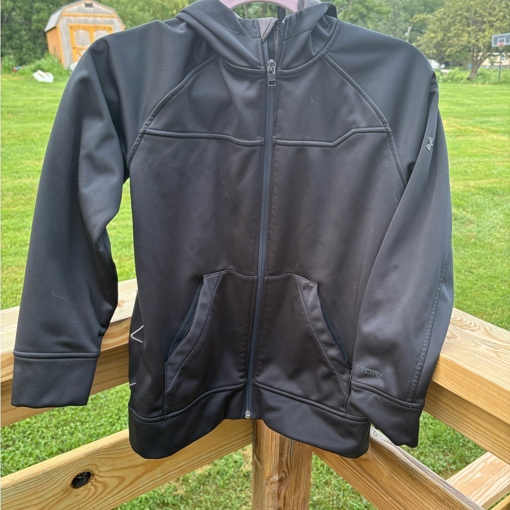 Kids Black Under Armour Storm Jacket